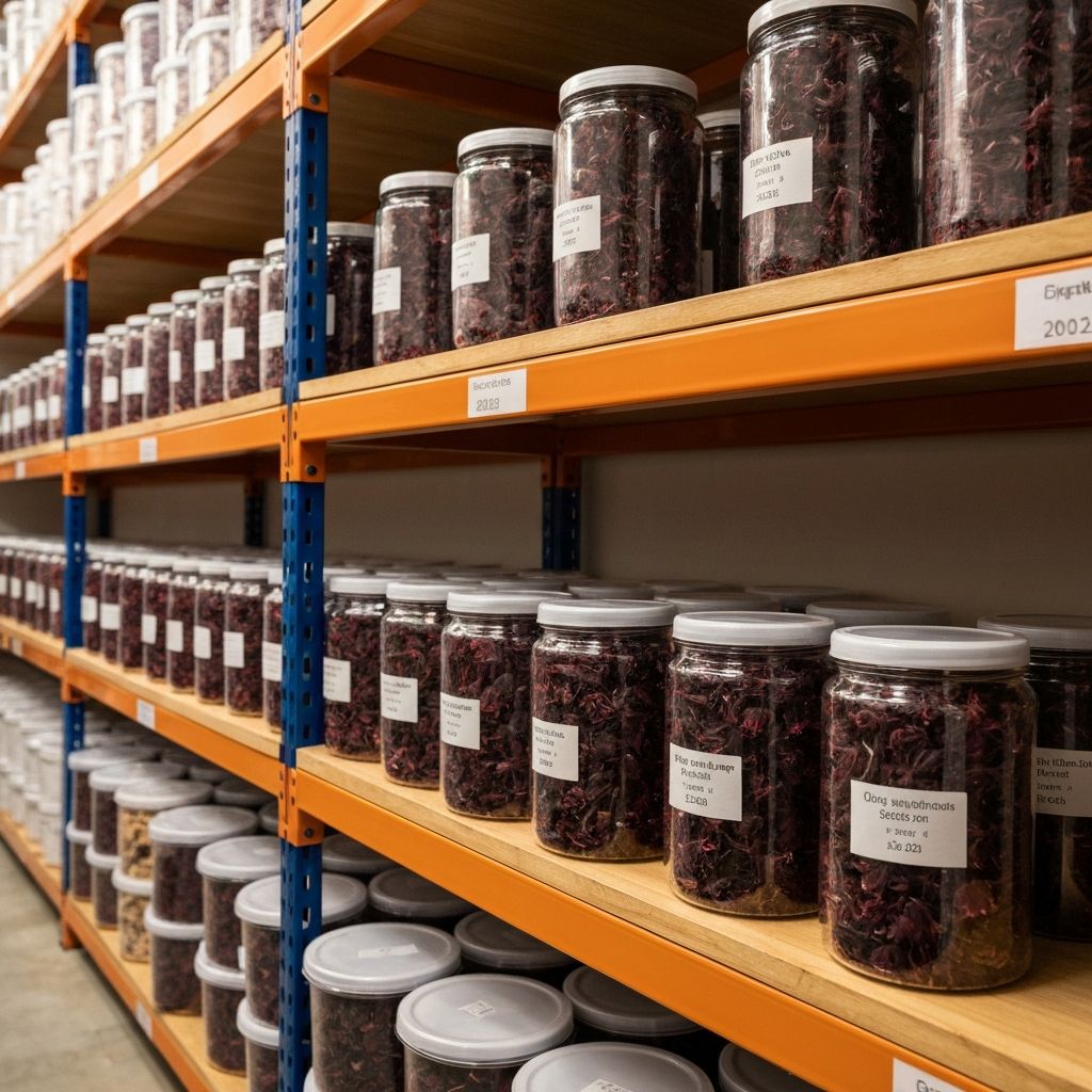 How to Properly Store Dried Hibiscus: Preserving Quality & Longevity