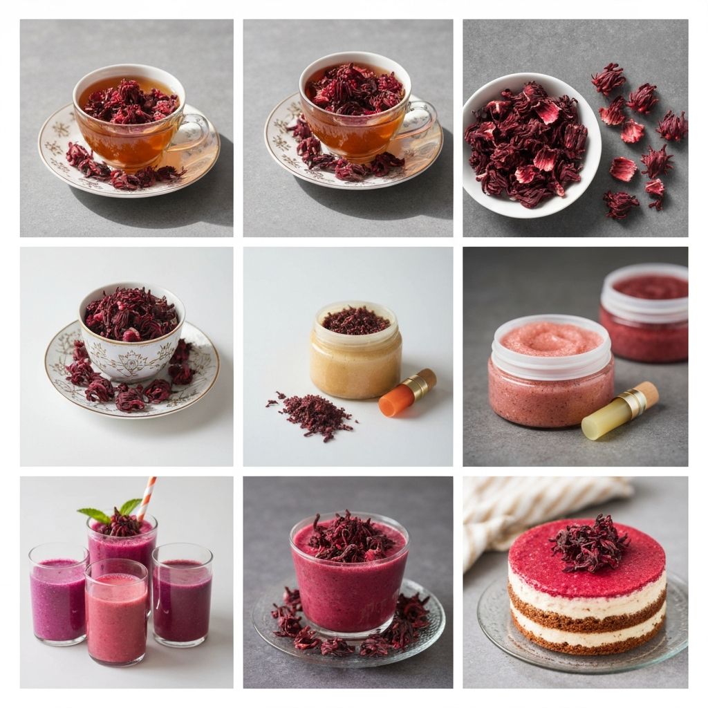 The Many Uses of Dried Hibiscus: From Beverages to Cosmetics